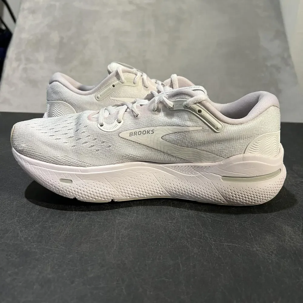Brooks Ghost Max Running Shoes Womens 10 White DNA Loft Road Cushioned Sneakers